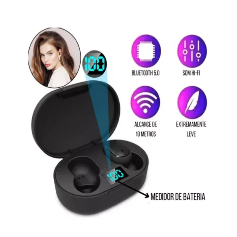 Fone De Ouvido Original Bluetooth 5.0 Par Tws XIAO M