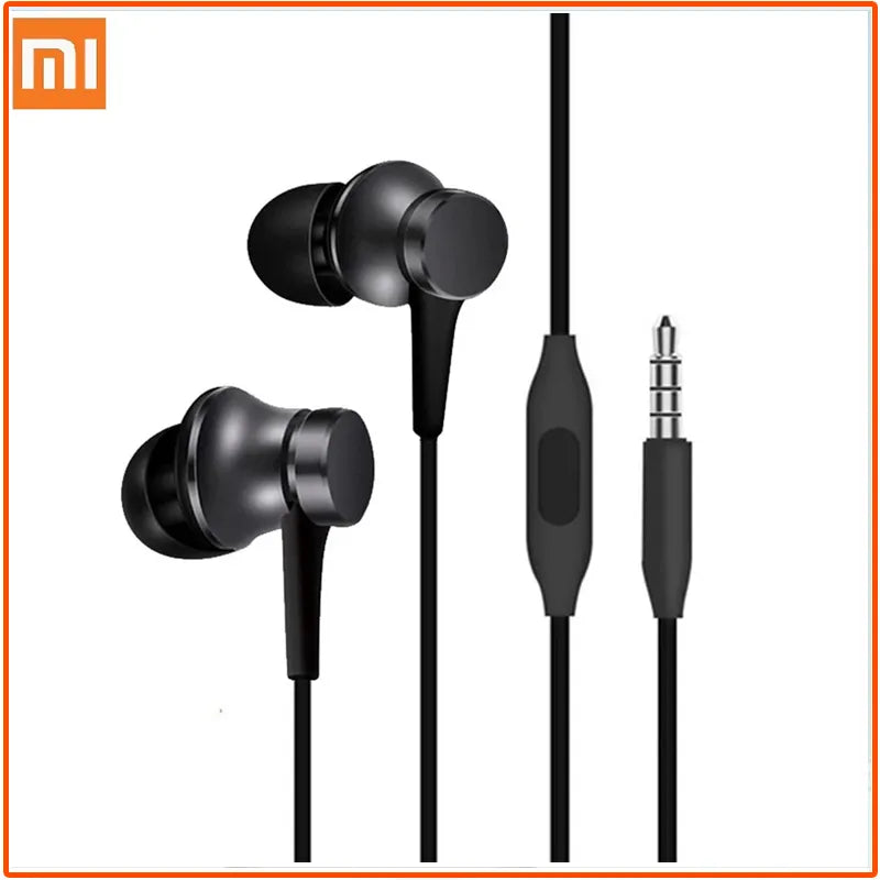 Fone de Ouvido Original Xiaomi Piston 3 Earphone Bass Wired 3.5MM In-ear Sport Headphone with Mic Headset for Phone Xiaomi Samsung Huawei