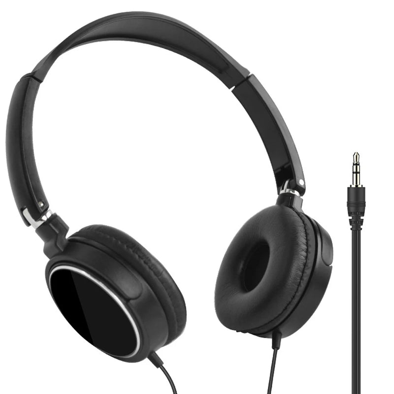 Fone de Ouvido com fio Universal Wired Headphone HiFi Stereo