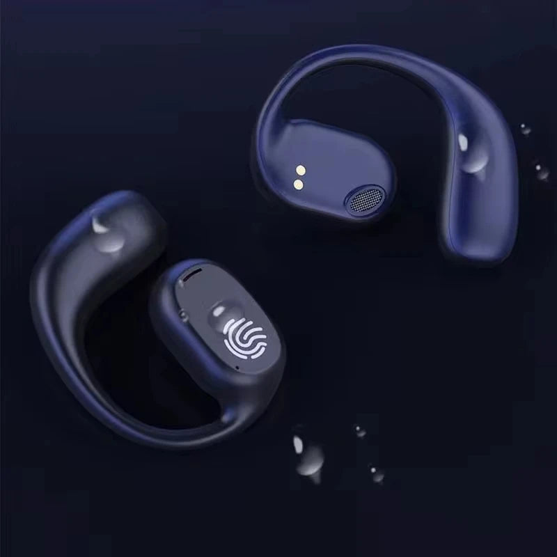 Fone de Ouvido Xiaomi Bone Conduction Earphones 5.3 Bluetooth Wireless Sports Earbuds HiFi 9D Stereo Waterproof Touch Control Noise Reduction