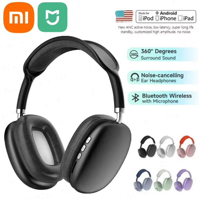 SUPER Fone de Ouvido XIAOMI MIJIA P9 Air Wireless Bluetooth Headphones